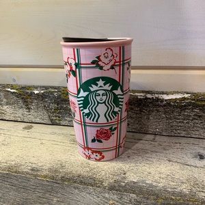 Starbucks | Pink Floral Tumbler
